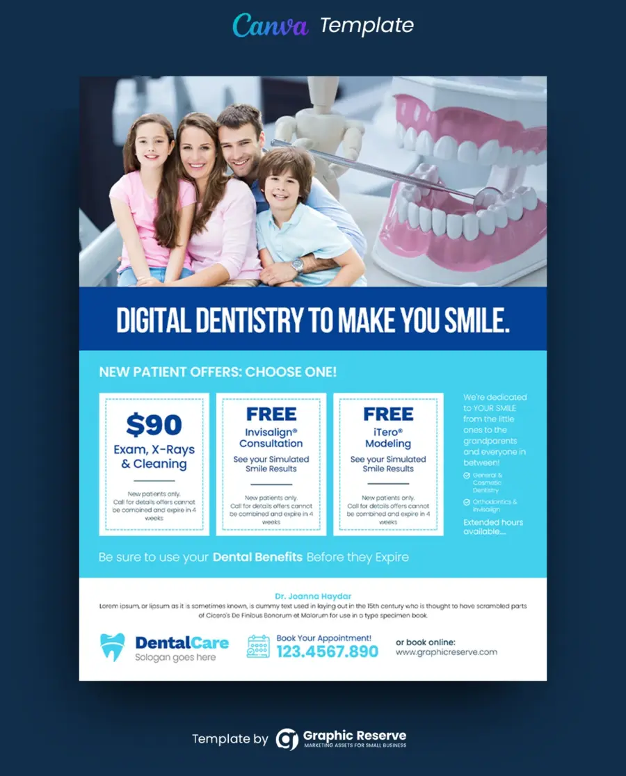 Digital-Dentistry-Canva-Editable-Flyer