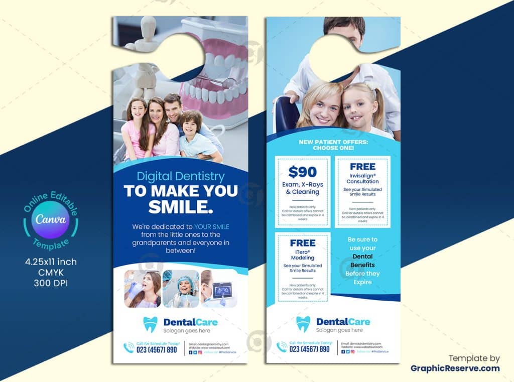 Digital Dentistry Door Hanger