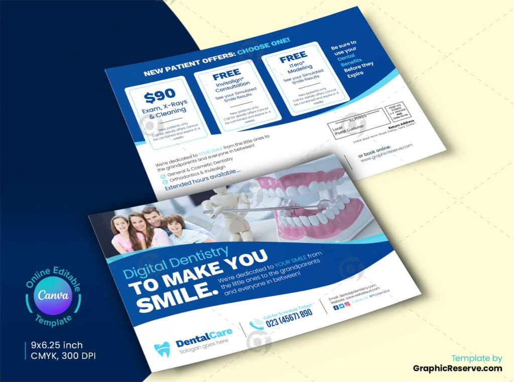 Digital Dentistry EDDM Postcard Front