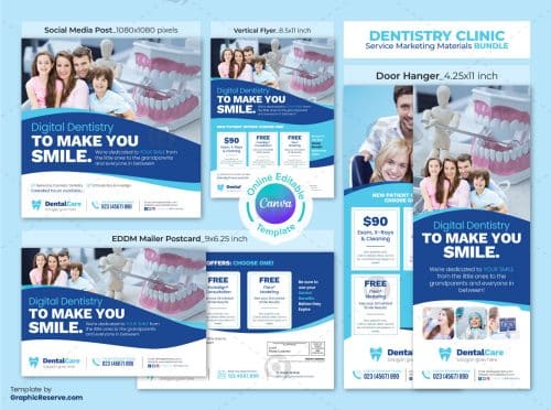Digital Dentistry Marketing Material Bundle