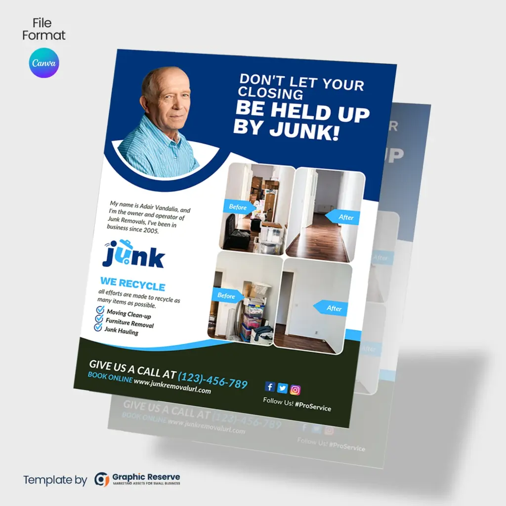 Junk-Removal-Flyer-Design-Template-Editable-in-Canva