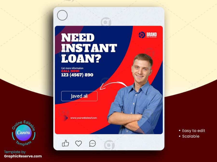 Loan Service Social Media Banner