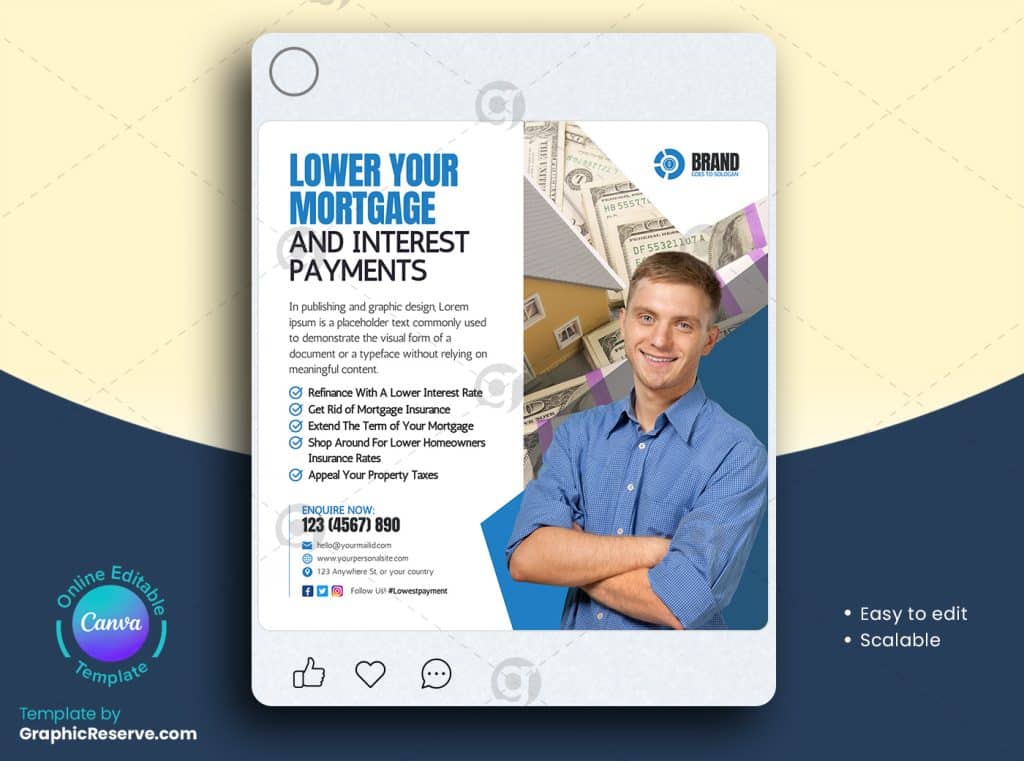Mortgage Lender Social Media Banner 4v