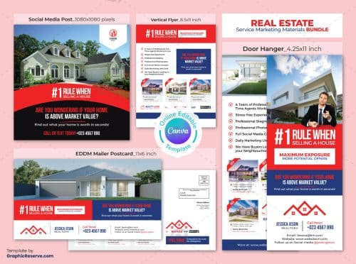 Selling A House Marketing Material Bundle