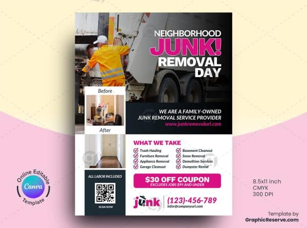 Junk Removal Flyer