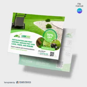 Lawn Care Services Canva EDDM Design