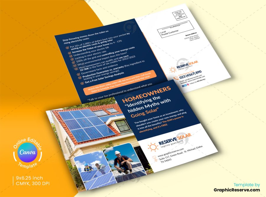 Solar EDDM Mailer Design Front