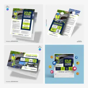 Solar Marketing Materials Canva Template Bundle