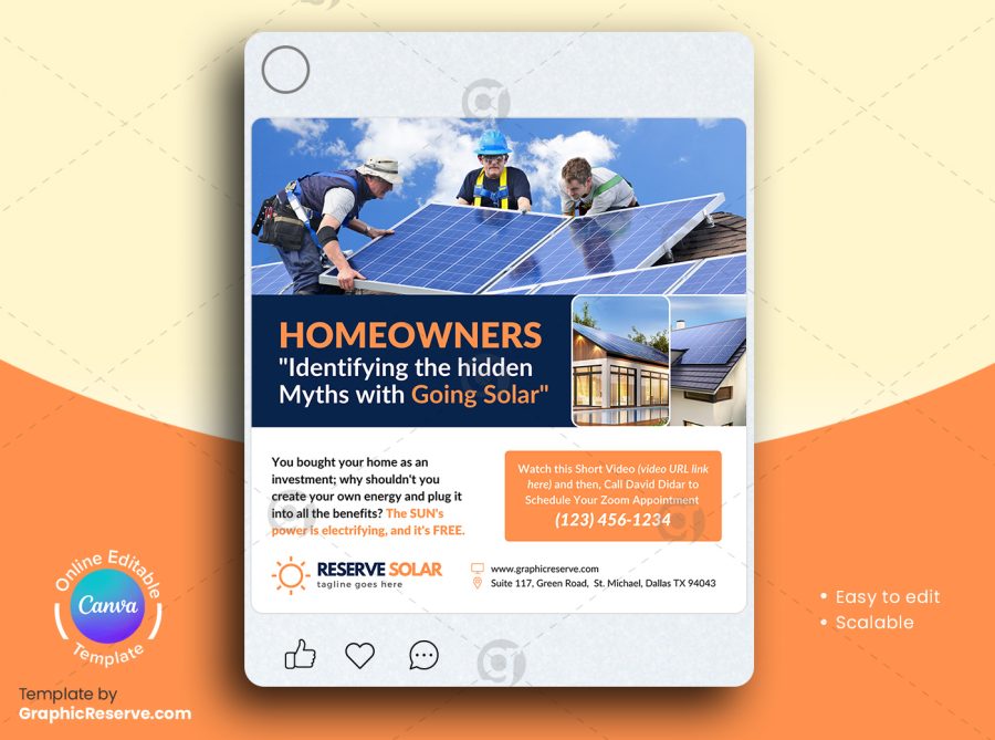 Solar Service Social Media Banner