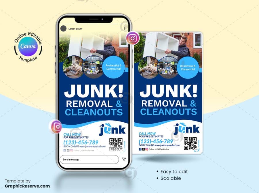 Junk Removal Canva Instagram Story Template v08 1