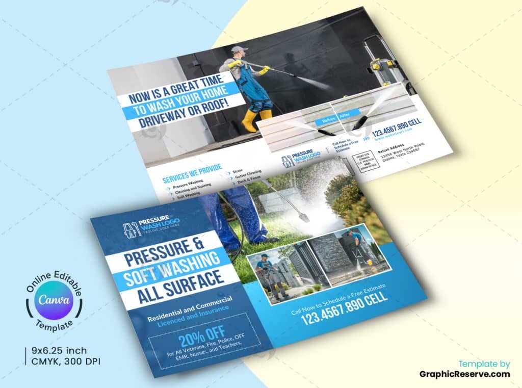 Pressure Washing EDDM Mailer Design F