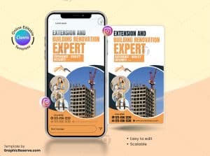Truck Washing Canva Instagram Story Banner – Canva template