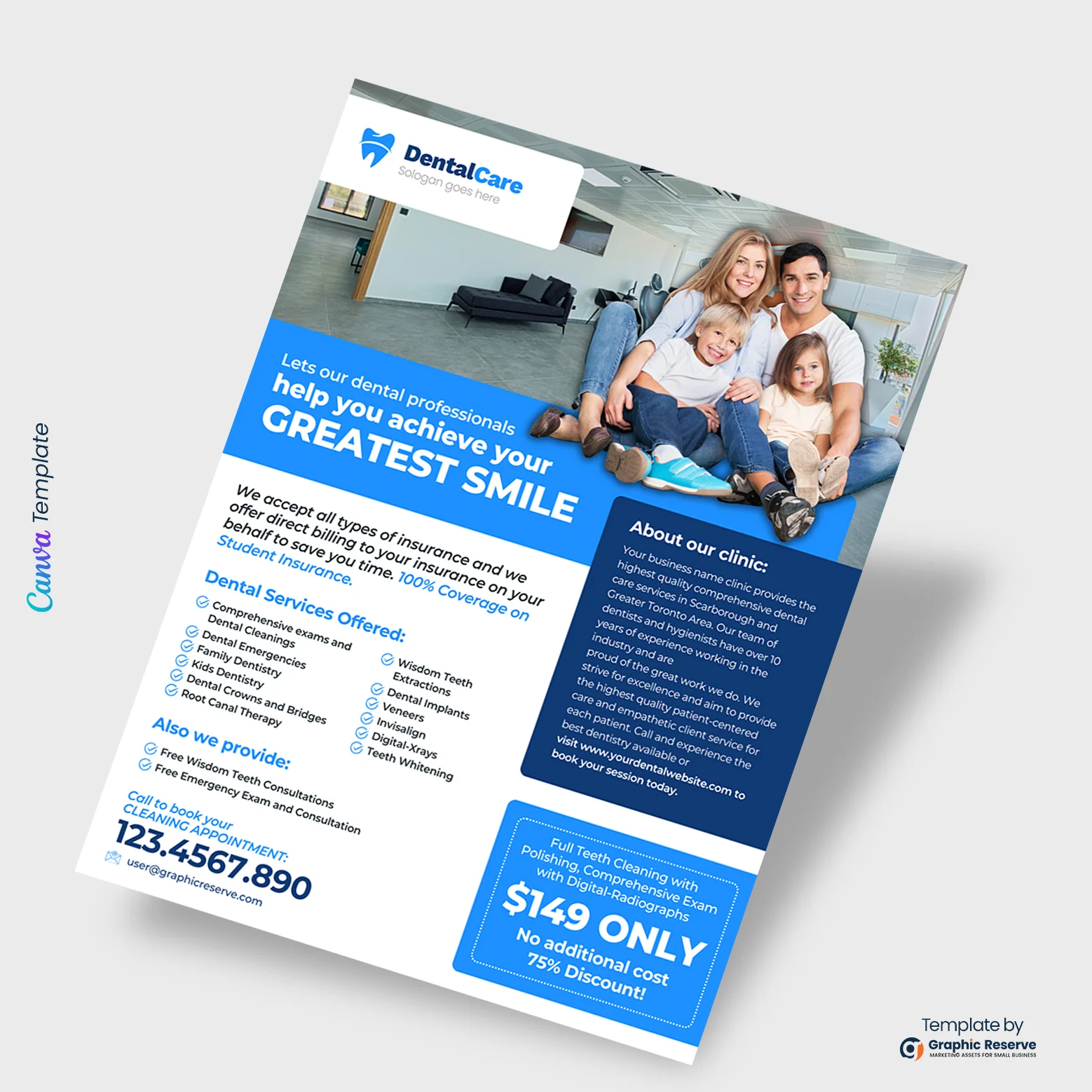 Dental-Clinic-Canva-Flyer