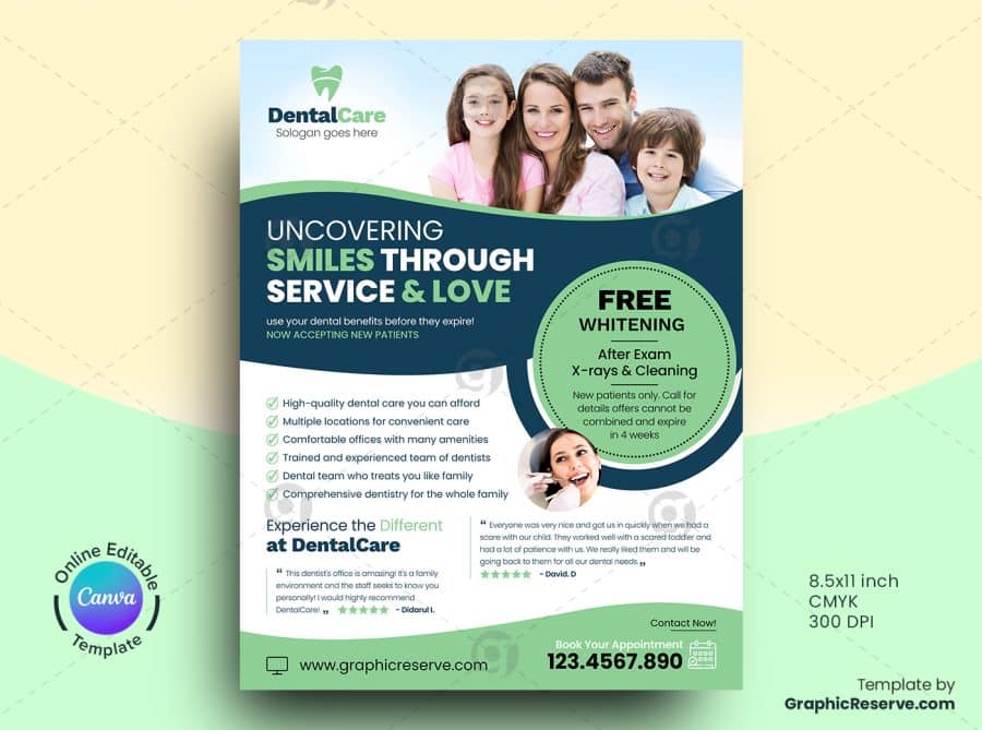 Dental Service Offer Canva Flyer 1
