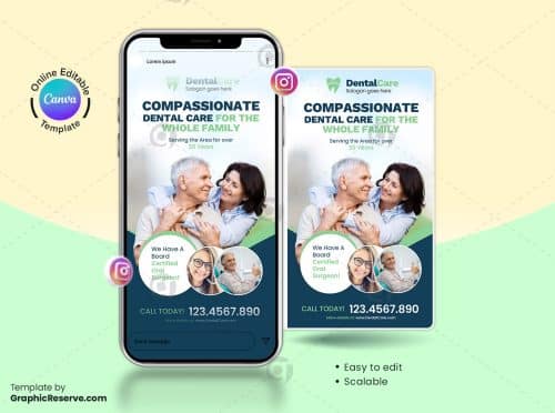 Dental Service Offer Canva Instagram Story Banner.v2