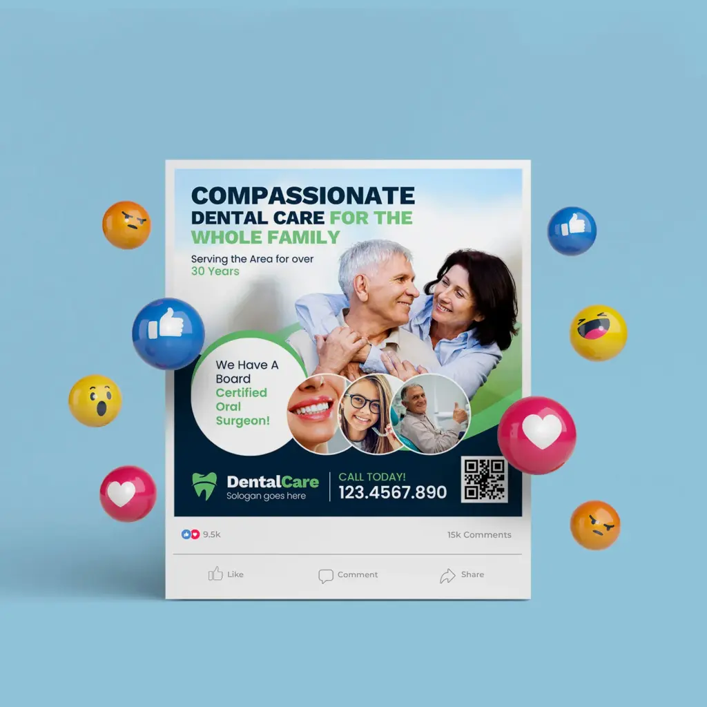 Dental Service Offer Digital Marketing Banner Design Cana Template