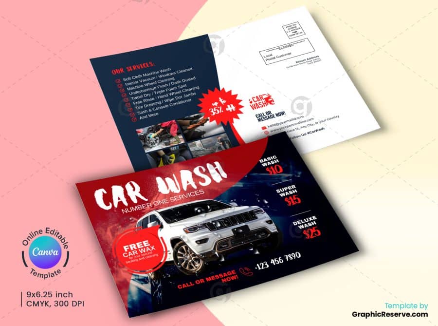 Car Wash Pricing EDDM 1v