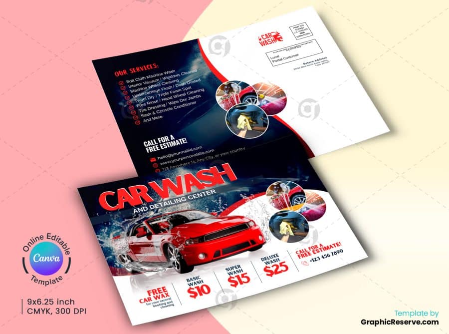 Car Wash Pricing EDDM 2v