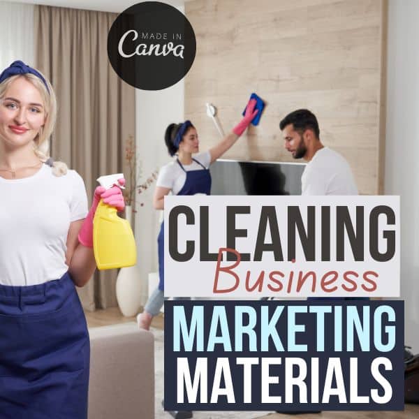 Cleaning Company Marketing Materials