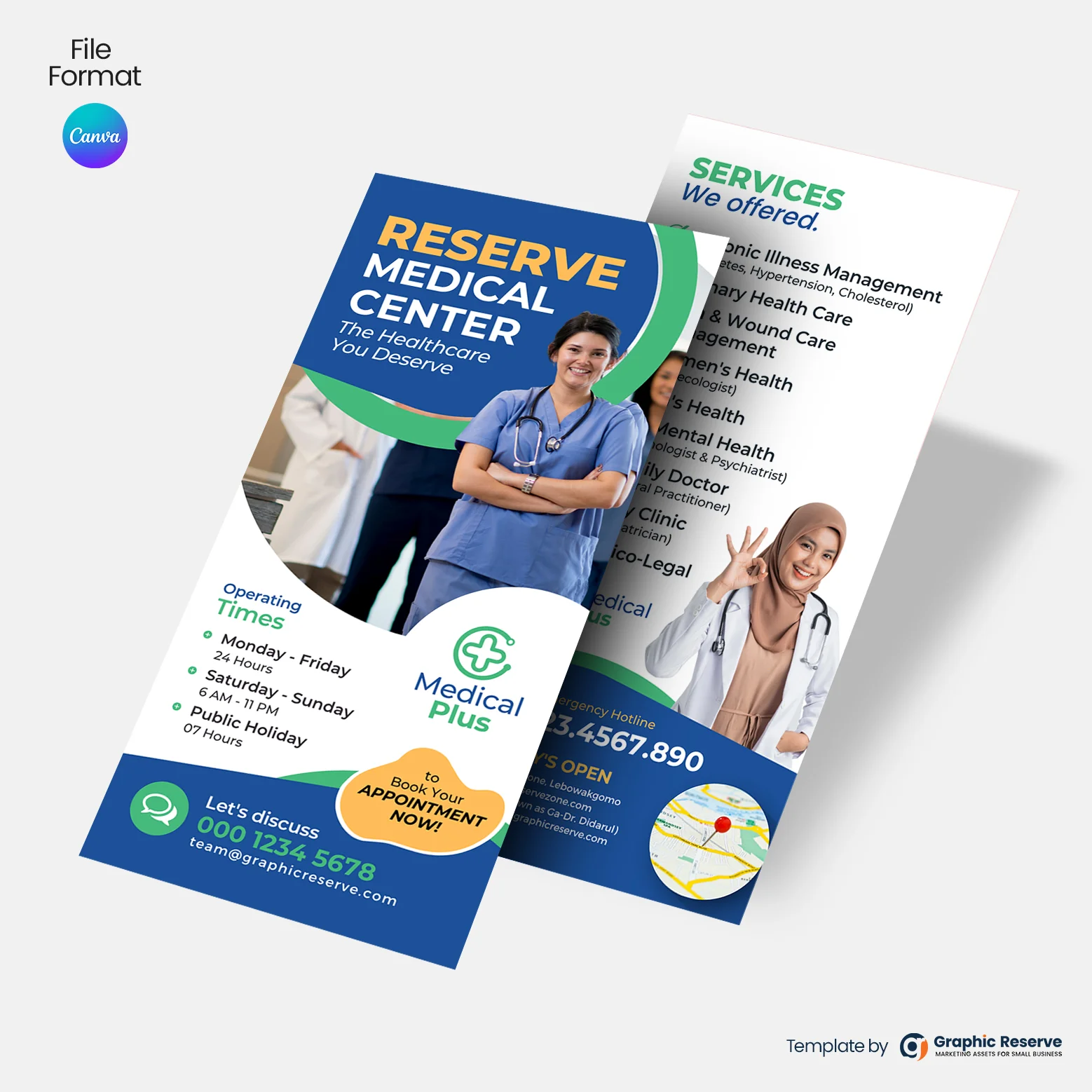 Medical-Service-Rack-Card-Design-Canva-Template