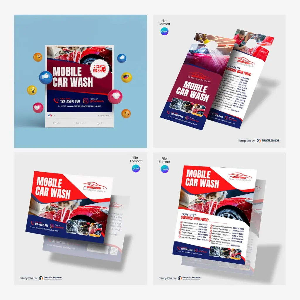 Mobile-Car-Wash-Marketing-Material-Canva-Template-Bundle