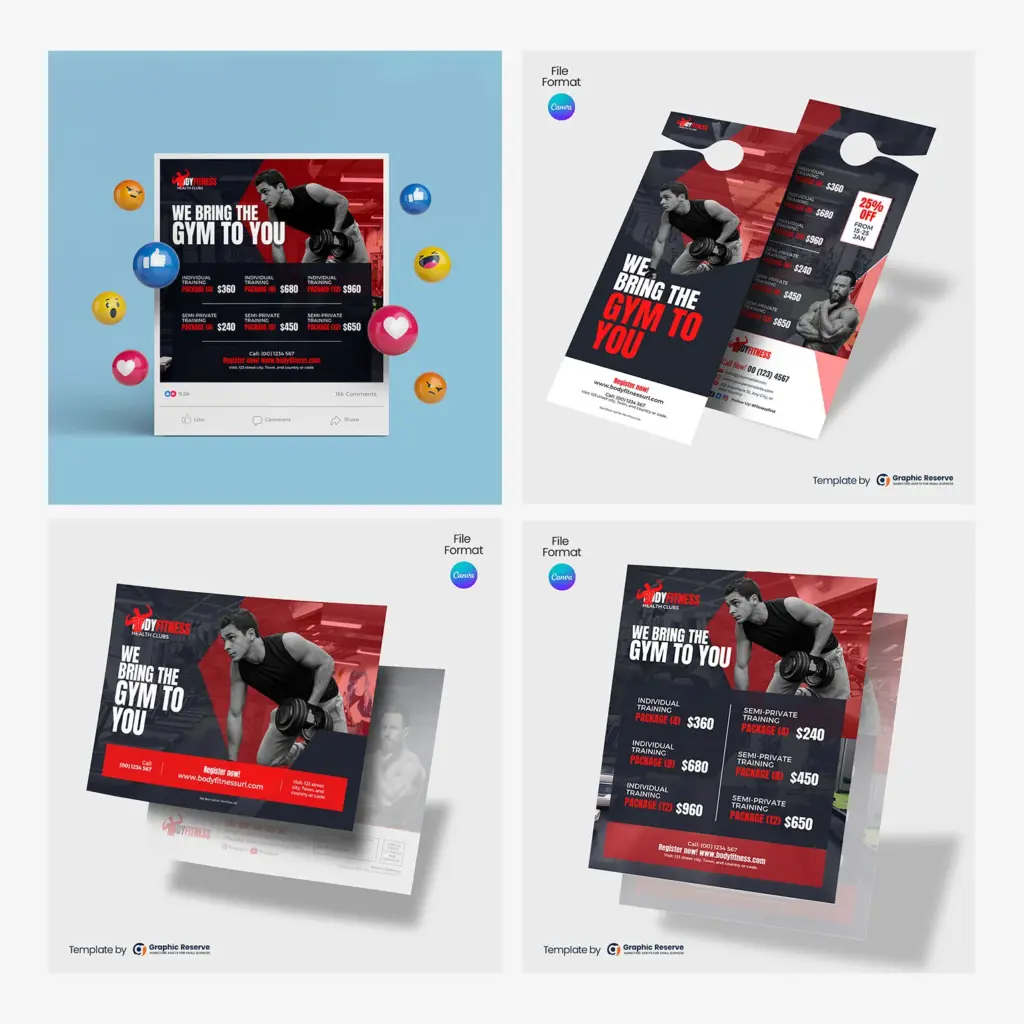 Fitness-Gym-Center-Marketing-Material-Bundle-Canva-Template