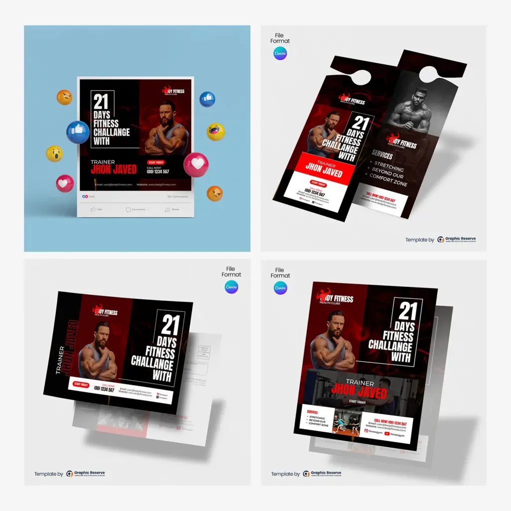 Fitness-Trainer-Marketing-Material-Bundle-Canva-Template