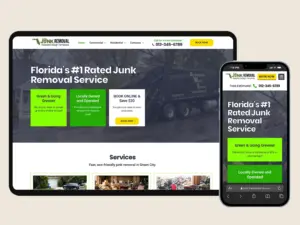 Junk Removal Website Design Template (WordPress Elementor)