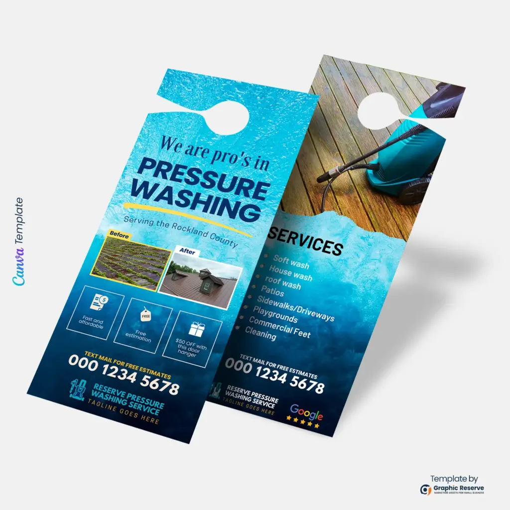 Pressure-Wash-Door-Hanger-Design-Template