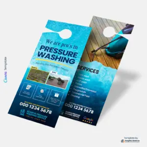 Pressure-Wash-Door-Hanger-Design-Template