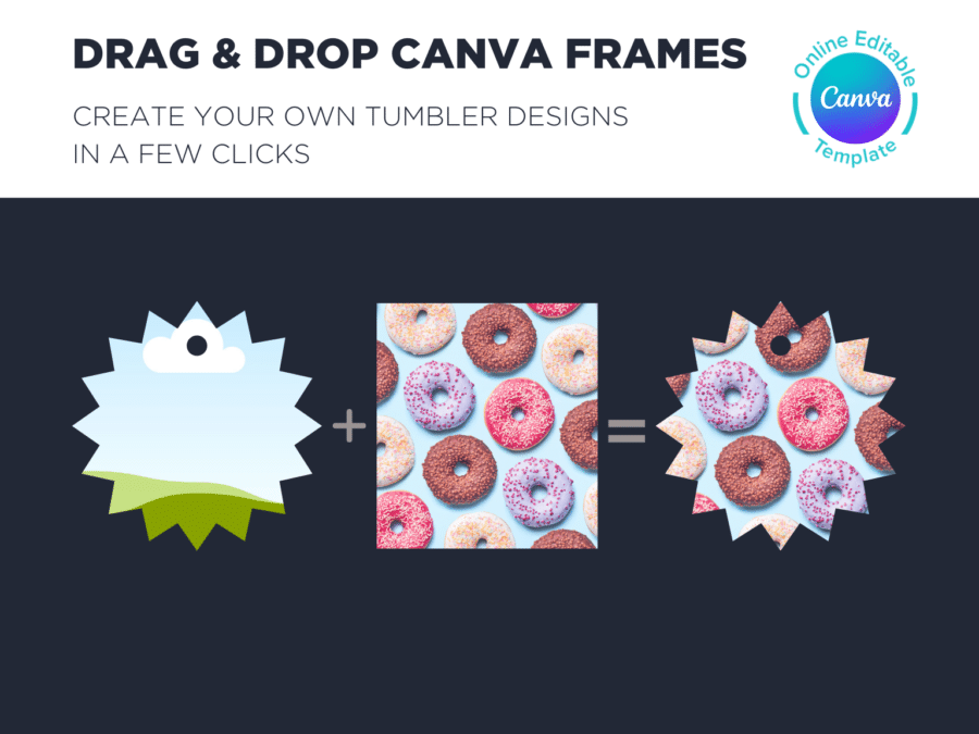 Price Tag Drag and Drop Canva Frames