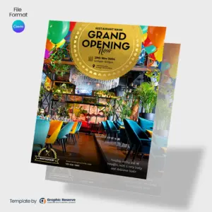 Gorgeous Grand Opening Flyer Template