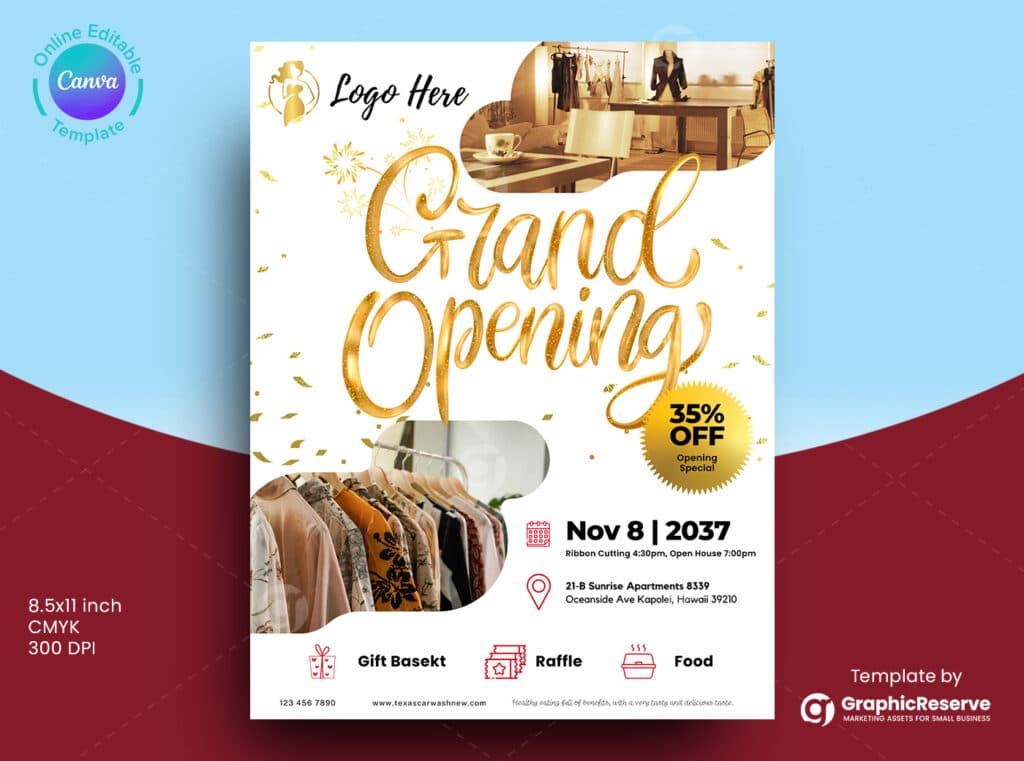 Grand Opening Fashion Brand Flyer