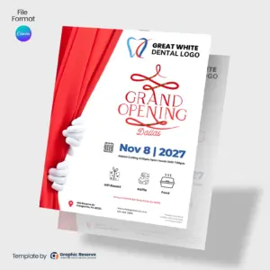 Grand Opening Flyer Design Template