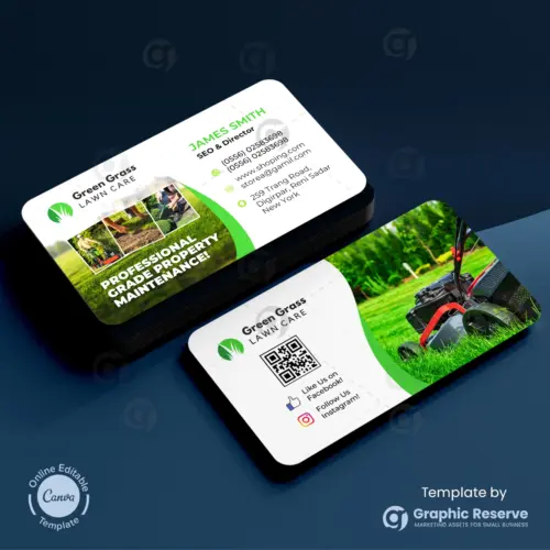 Landscaping Services Business Card