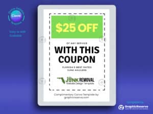 Free Coupon Design Canva Template