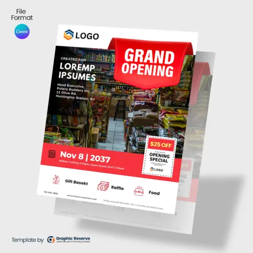 Grand Opening Flyer with Couon Code