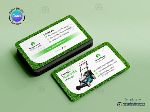 Landscaping & Gardening Business Cards