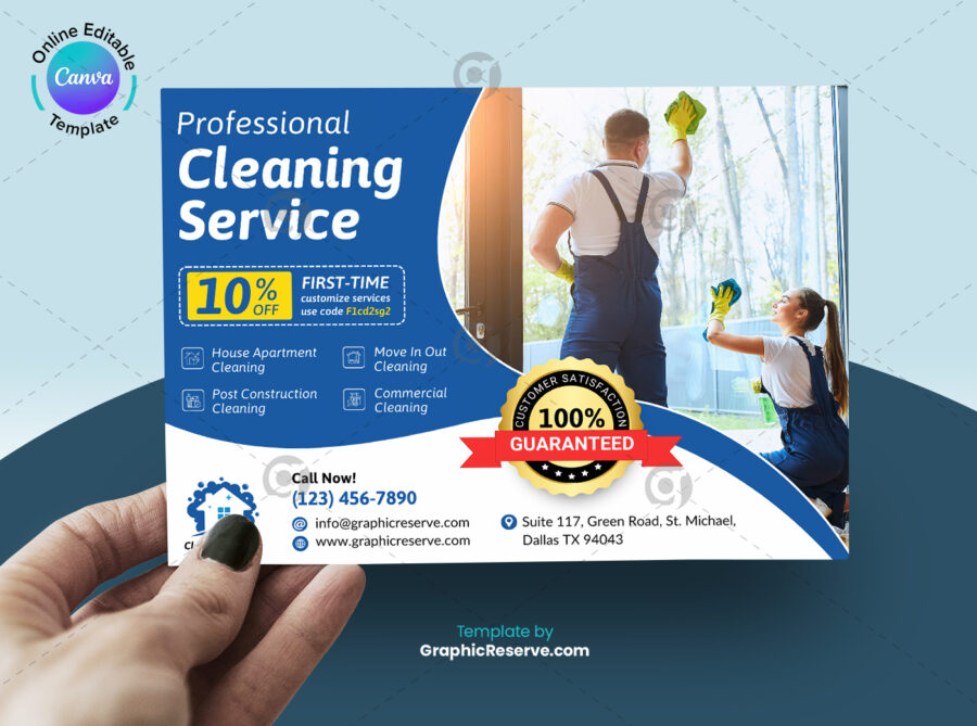 Cleaning Postcard EDDM Front