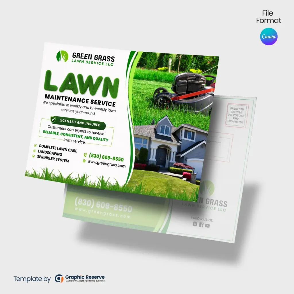 Lawn-Maintenance-Service-EDDM-Postcard-Landscaping-Canva-Editable-Template