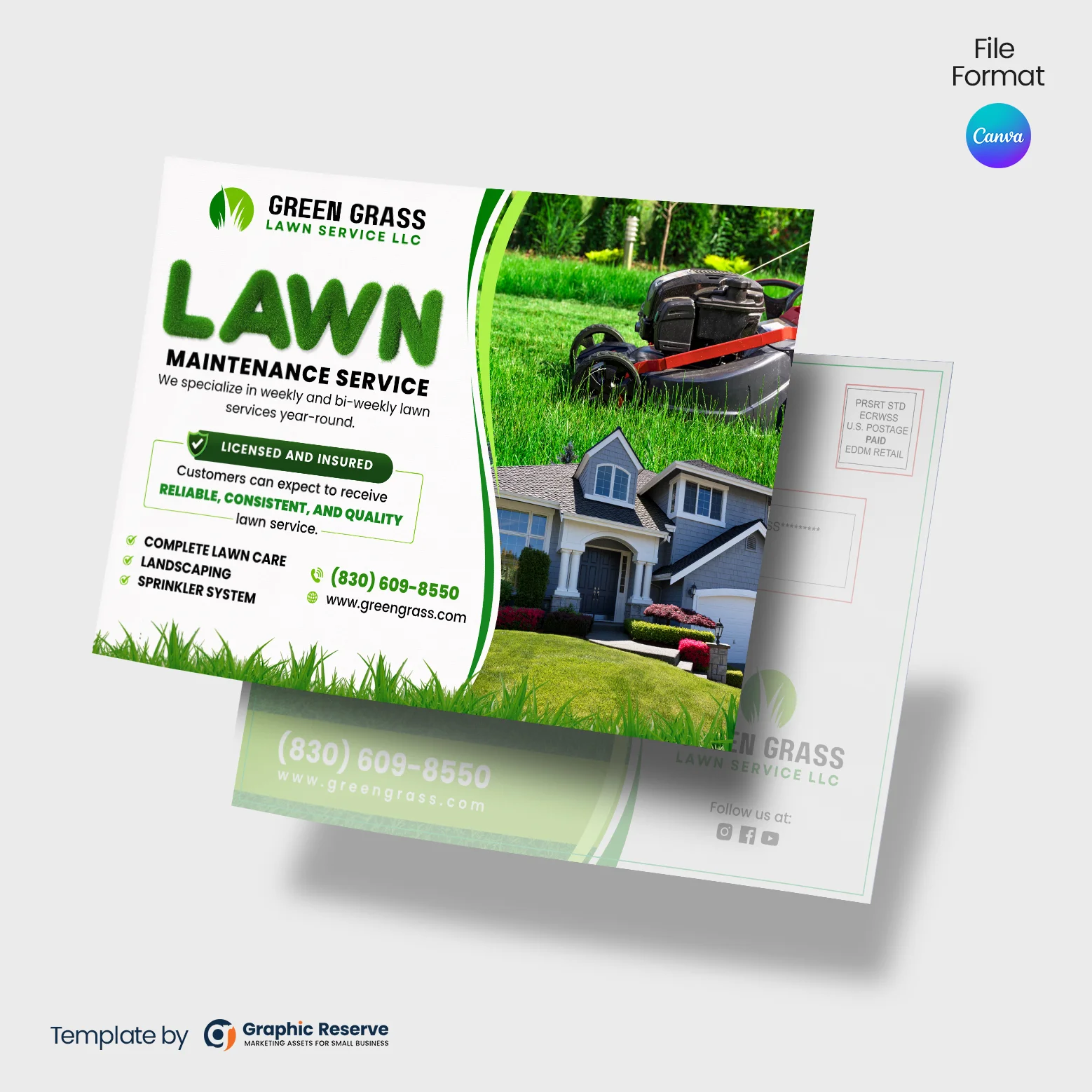 Lawn-Maintenance-Service-EDDM-Postcard-Landscaping-Canva-Editable-Template