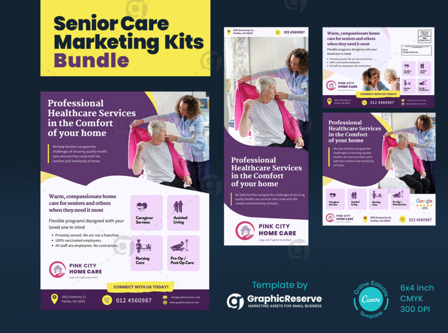 senior care marketing kits bundle