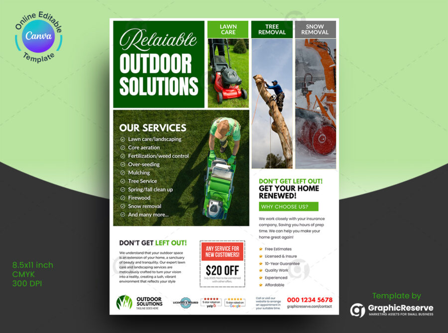 Exterior Cleaning Service Flyer