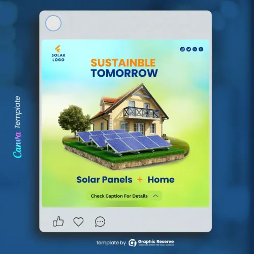 Creative Solar Energy Digital Marketing Template