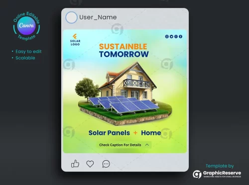 Creative Solar Energy Digital Marketing Template