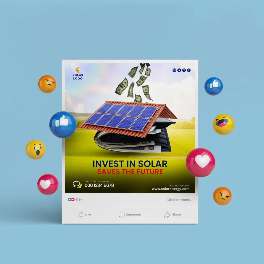 Solar Energy Canva Templates for Social Media Ads – Canva template