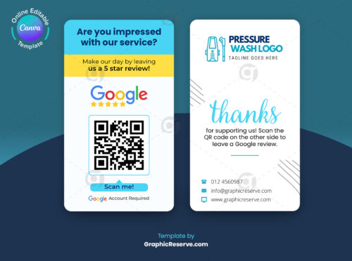 Canva Google Review Card Template