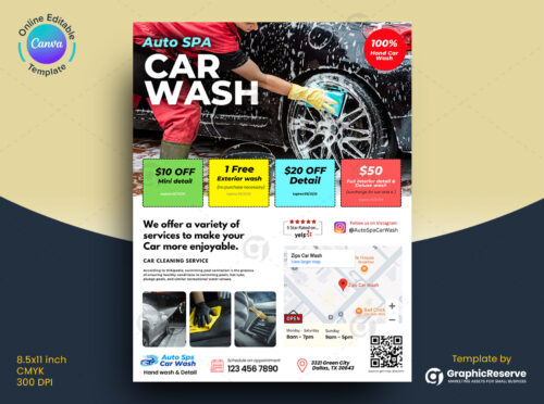 Car Wash Coupon Flyer