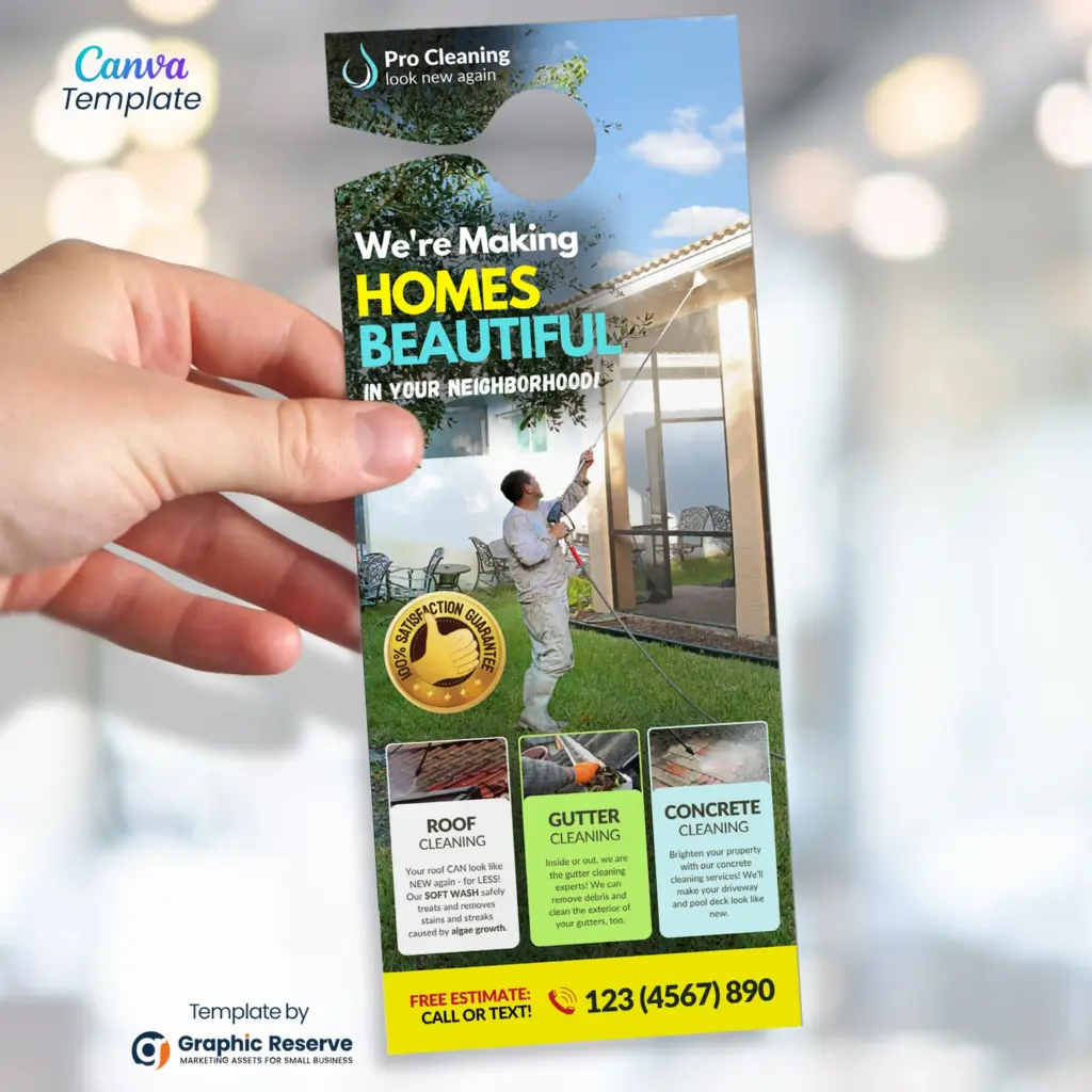 Door Hanger Template For Exterior Cleaning Services 2