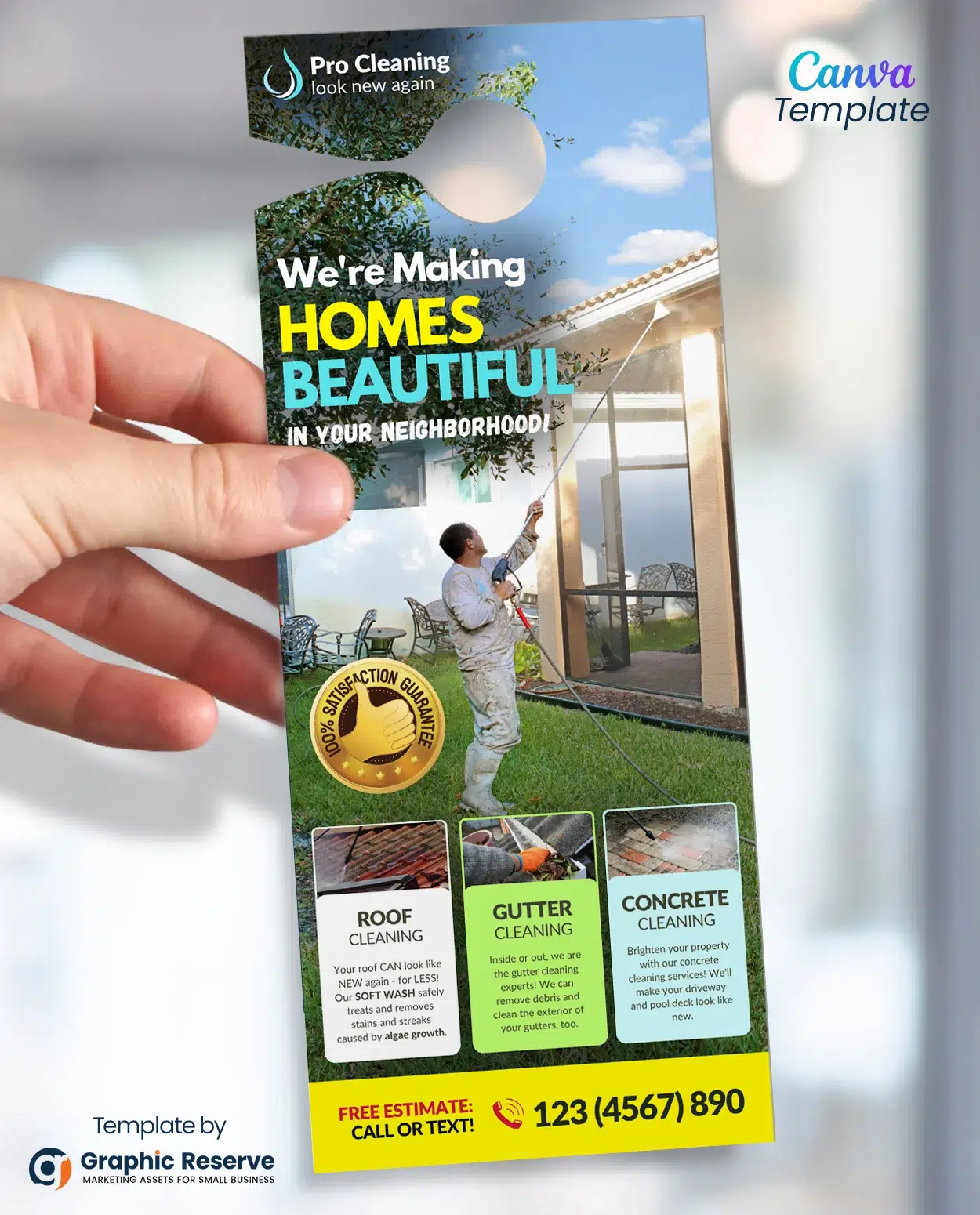 Door Hanger Template For Exterior Cleaning Services